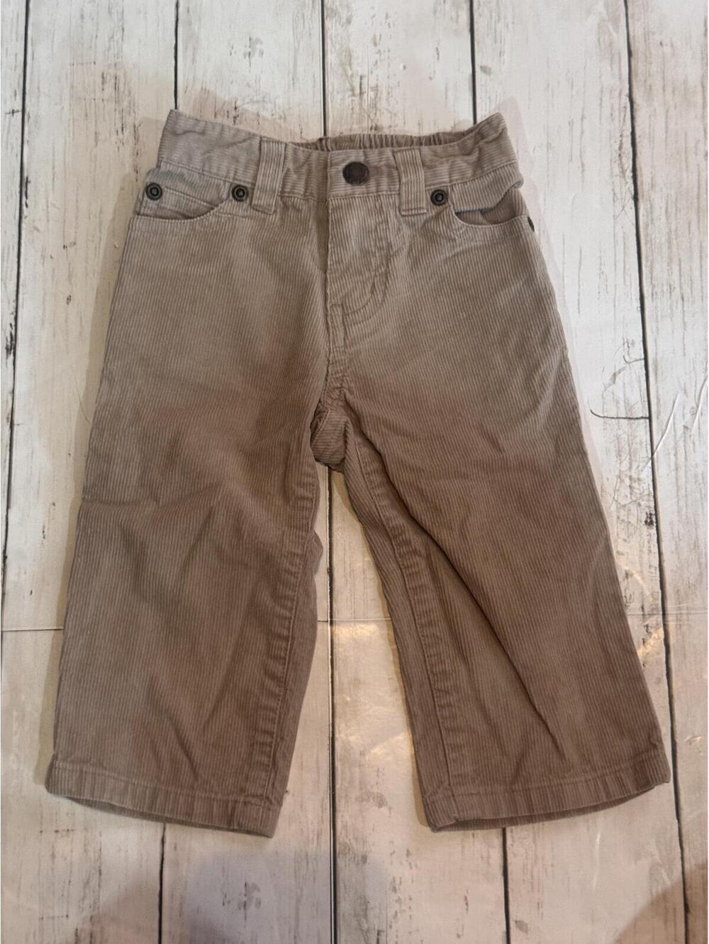 Janie and Jack Baby Corduroy Pants Tan Neutral 12-18 Months